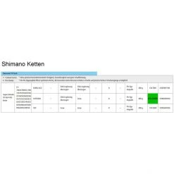 Shimano Chaînes Ultegra CN-6600 Chaîne De Vélo 10 Vitesses, Gris -Pignons Soldes Boutique Kompa CN6600