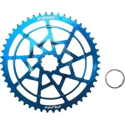 Funn Pignons Slingshot Kit De Conversion 50 Dents 11 Vitesses Pour Shimano, Bleu