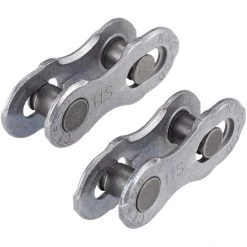 Chaînes 11NR EPT Attache Rapide 2 Jeux Campagnolo/Shimano/Kmc 11 Vitesses, Argent