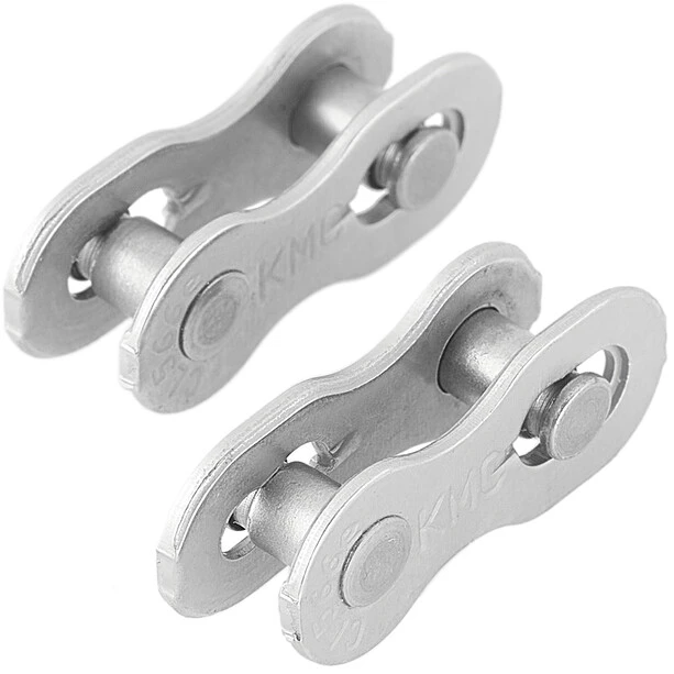 Chaînes 9NR EPT Attache Rapide 2 Jeux Campagnolo/Shimano/Kmc 9 Vitesses, Argent 3 Chaînes 9NR EPT Attache Rapide 2 Jeux Campagnolo/Shimano/Kmc 9 Vitesses, Argent