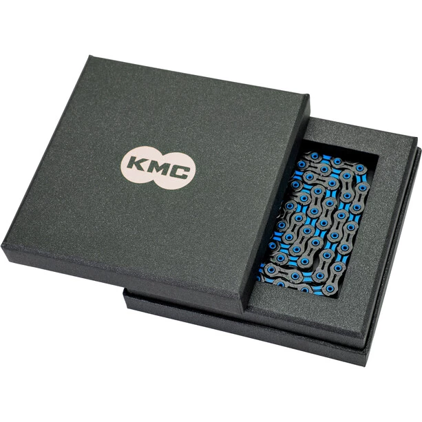 Kmc Chaînes DLC 12 Chaîne De Vélo 12 Vitesses, Noir/bleu 3 Kmc Chaînes DLC 12 Chaîne De Vélo 12 Vitesses, Noir/bleu