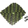 Kmc Chaînes X11 SL DLC Super Light Chaîne De Vélo 11 Vitesses 118 Maillons De Chaîne, Noir/vert 1 Kmc Chaînes X11 SL DLC Super Light Chaîne De Vélo 11 Vitesses 118 Maillons De Chaîne, Noir/vert -Pignons Soldes Boutique kmc x11 sl dlc super light bicycle chain 11 speed 118 chain links black green 2