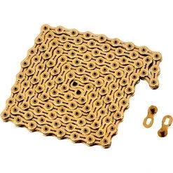 Kmc Chaînes X11SL Ti-N Chaîne De Vélo 11 Vitesses, Or