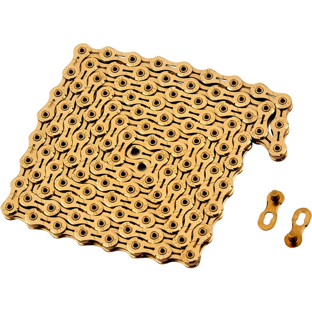 Kmc Chaînes X11SL Ti-N Chaîne De Vélo 11 Vitesses, Or 3 Kmc Chaînes X11SL Ti-N Chaîne De Vélo 11 Vitesses, Or