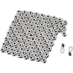 Kmc Chaînes X11SL Ti-N Chaîne De Vélo 11 Vitesses, Argent