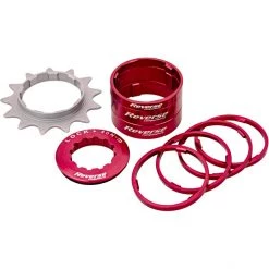 Reverse Pignons Kit Single Speed, Rouge