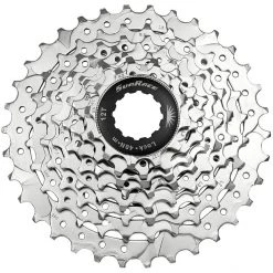 Sunrace Cassettes CSM66 Cassette 8 Vitesses 11-32 Dents, Argent